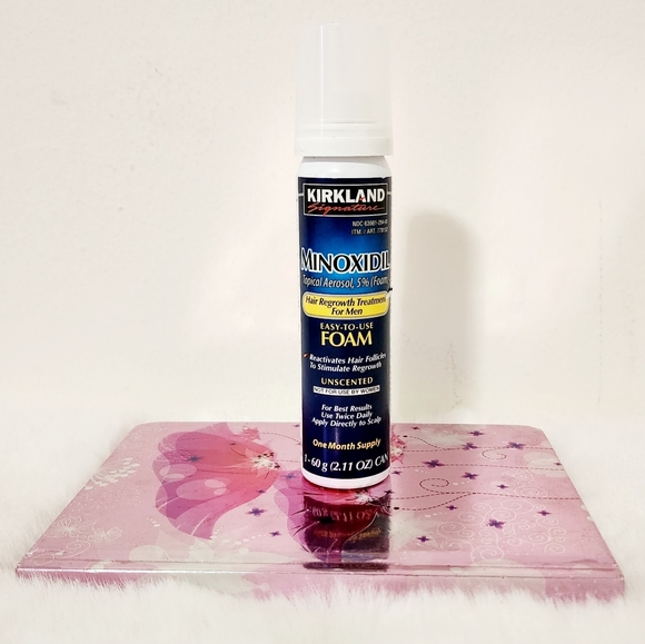Kirkland Signature Minoxidil 5% Foam Men Hair Regrowth Treatment. - Picture 1 of 4